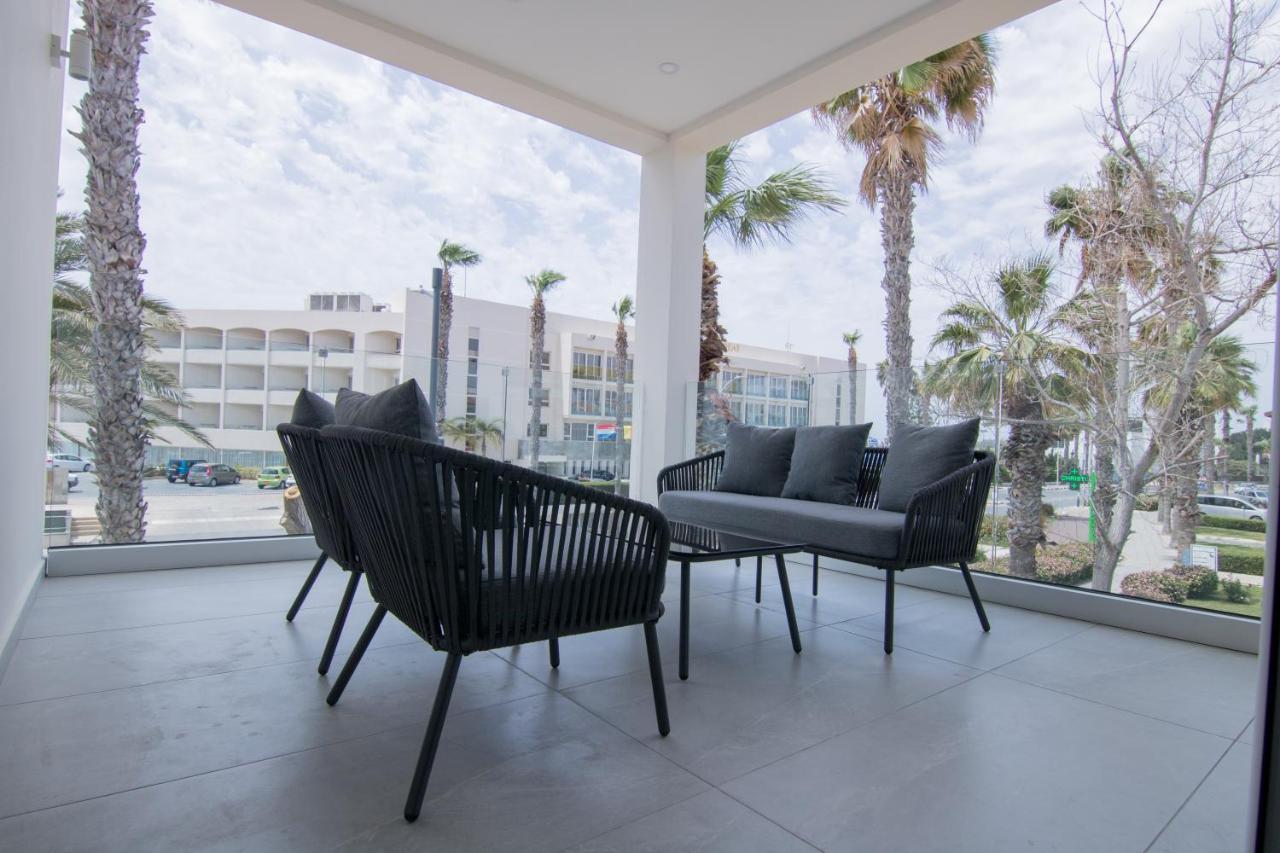 Phaedrus Living: Seaview Luxury Flat Limnaria 134 Apartment Paphos Luaran gambar